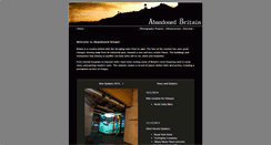 Desktop Screenshot of abandoned-britain.com